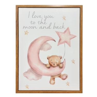 Imagem de Quadro Decorativo Laço Bebê 40x30 cm (Urso lua)
