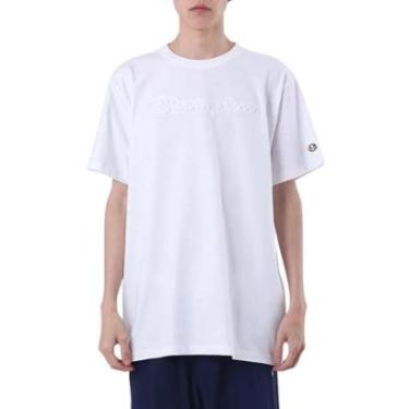 Imagem de Camiseta Champion Embossing Off White-Masculino