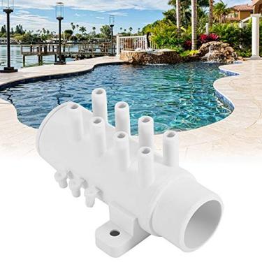 Imagem de GLOGLOW Coletor de Encanamento para Banheira de Hidromassagem, Tubo de água Em Pvc, Coletor de Encanamento de 8 Portas, Separador de água Em Pvc para Spa, Banheira de Hidromassagem, Piscina,