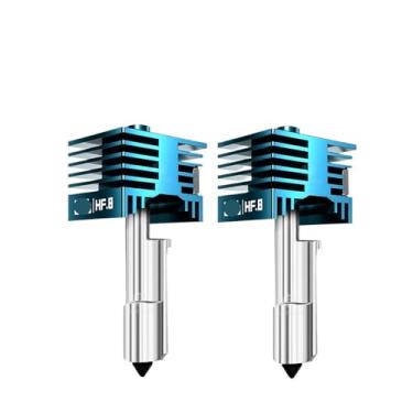 Imagem de Bocal de aço endurecido hotend, compatível com bambu lab h2d/h2s/p2s, cabeça de impressão extrusora combo peça de impressora 3d(0808)