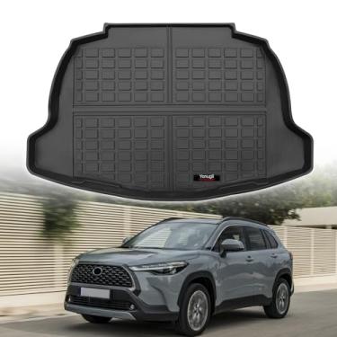 Imagem de Tapetes de carga de carro personalizados forro de porta-malas acessórios de proteção TPE para todos os climas (para Toyota Corolla Cross 2022-2025)