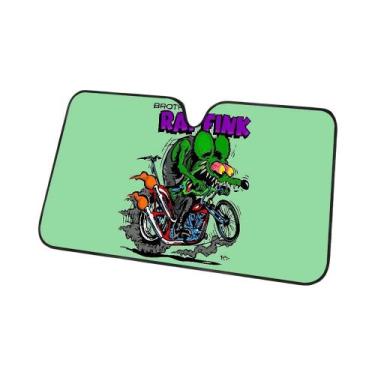 Imagem de Protetor Solar Para Carro Anime Rat Fink, Capa Para Para-brisa, Acessó
