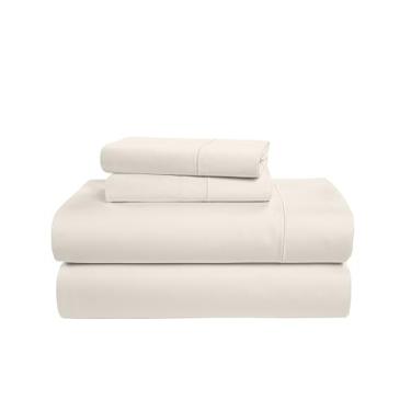 Imagem de LANE LINEN Lençóis de cama king size 100% algodão egípcio, lavável na máquina naturalmente regula a temperatura, sustentável, sem fiapos, resistente ao desbotamento, conjunto de lençóis king size