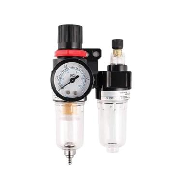 Imagem de 1 peça AFC2000 filtro regulador regulador separador de água aerógrafo compressor de ar redução de pressão 1/4 (AFC-EU(SMPM))