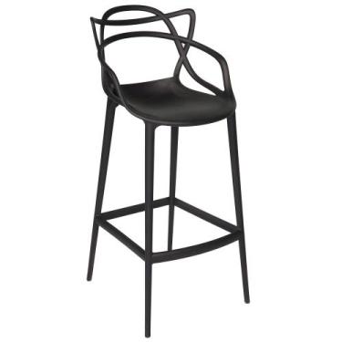 Imagem de Banqueta média Masters Allegra - 66 cm - Preto - UNIVERSAL MIX