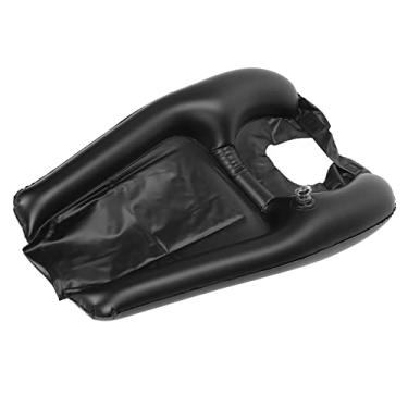 Imagem de Yinhing Bacia de Lavagem de Cabelo Inflável Bacia de Shampoo Portátil para Idosos Com Deficiência Usuários de Cadeiras de Rodas Bandeja de Lavagem de Cabelo Inflável Rápida Pia PVC