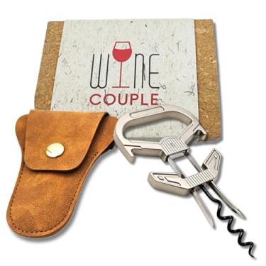 Imagem de WINE COUPLE Ah So abridor de vinho - Removedor de cortiça vintage fácil para rolhas antigas delicadas, abridor de duas partes, garrafa de vinho frágil, reconhecido por Sommeliers