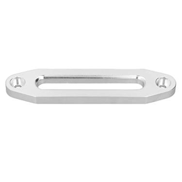 Imagem de KIMISS Guincho Hawse Fairlead 10in/25.4cm para Carga de 8000-15000lb, Fairlead Universal Anti-ligação de Alumínio para Guinchos e Atv (Prata)