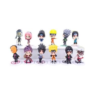 Imagem de Mini Figuras NARUTO 6 Peças Sasuke Gaara Uchiha Madara 7-8cm Brinquedo