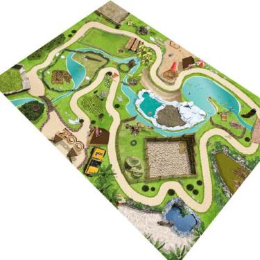 Imagem de Pista Para Carros Hot Wheels Zoológico Grande Cidade Estrada