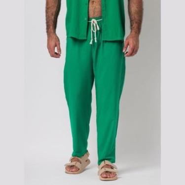 Imagem de Calça Viscolinho Pantacourt Bandeira-Masculino