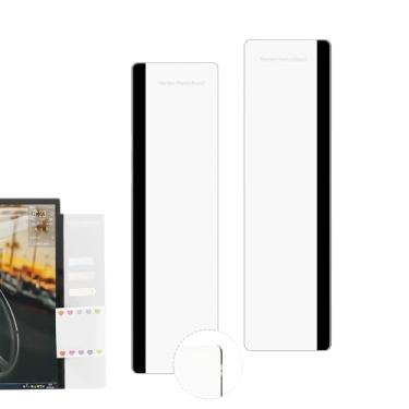Imagem de 1 pacote com quadro de notas para monitor de computador, suporte de notas adesivas de acrílico, quadro de mensagens de mesa, acessórios de mesa de escritório