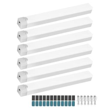 Imagem de ASHATA Sob a Iluminação do Armário Recarregável, Luz do Sensor de Movimento Led Interno Magnético, 120 °, para a Escada Armário da Sala de (6 Pacote)