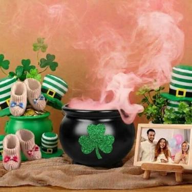 Imagem de Colingmill Centro de mesa de chá de bebê de 30,5 cm para decoração de revelação de gênero do Dia de São Patrício, peças centrais de mesa para chá de bebê e festa de aniversário do Dia de São Patrício