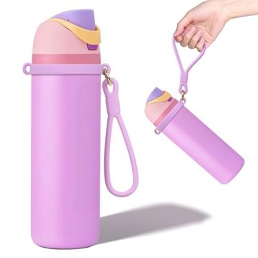 Imagem de ZXFYE Alça para garrafa de água compatível com Owala Sway 850 g 1134 g e Owala 680 g 947 g 1,134 g, alça de ombro ergonômica antiderrapante para garrafa de água para acessórios Owalaa Sway