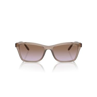 Imagem de Óculos de Sol Vogue Eyewear 0VO5551S 294068 Tam 54 / Marrom - Lentes Marrom Gradiente