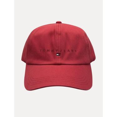 Imagem de Boné Tommy Hilfiger Masculino Linear Logo Vermelho-Masculino