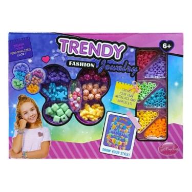 Imagem de Kit de Pulseiras e Miçangas Trendy Fashion Jewelry Domni