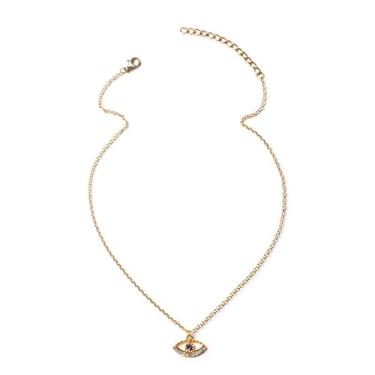 Imagem de NiTa HyHy Colar com pingente 18K. Disponível em azul e roxo. Pode ser combinado com mangas curtas, camisas e um estilo minimalista, Large, Titânio, Sem Pedra Preciosa