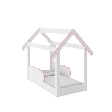 Imagem de Mini Cama Montessoriana 1,54m- Rosa, COM COLCHÃO. - no-brand