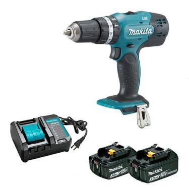 Imagem de Parafusadeira furad Makita 18V DHP453z + 2Bat 3A e carreg