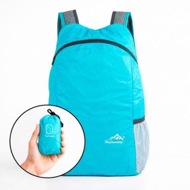 Imagem de Mochila Unissex Dobrável Impermeável 13 Litros para Trilhas Viagens e 