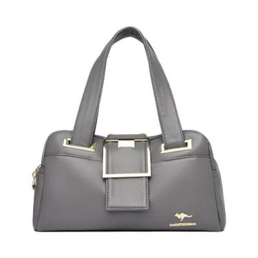 Imagem de Bolsa De Couro Feminina De Grande Capacidade Com Múltiplas Camadas E A