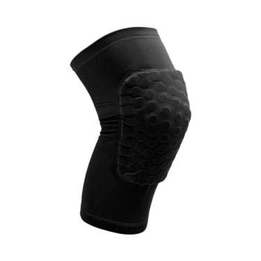 Imagem de Protetor De Joelho Respirável Com Almofadas De Compressão Em Colmeia À