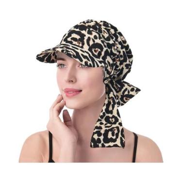 Imagem de Bonés Elegantes Com Estampa Vintage E Aba Para Mulheres Muçulmanas - T