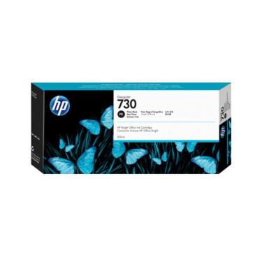 Imagem de Cartucho De Tinta Hp 730 Photo Black P2v73a | Plotter Hp T1600 T1700 | Original 300ml