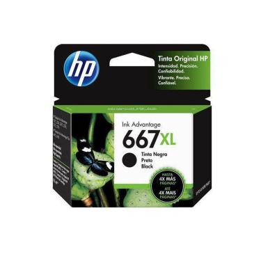 Imagem de Cartucho De Tinta Hp 667xl 667 3ym81l 3ym81al Deskjet 2776 Preto