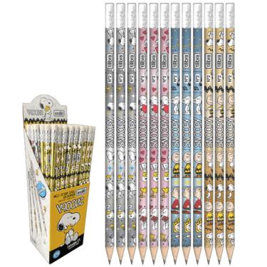 Imagem de LAPIS PRETO REDONDO C/ B0RRACHA N2 SNOOPY - 1 UNID - TILIBRA