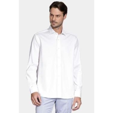Imagem de Camisa Aramis Manga Longa Maquinetada Stretch Branco-Masculino