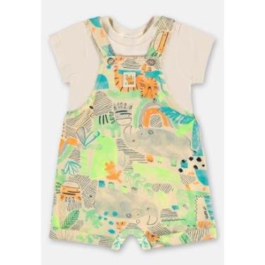 Imagem de Conjunto Bebê com Jardineira e Body Up Baby-Masculino