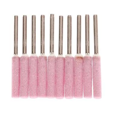 Imagem de Kit Afiador De Motosserra Com 10 Pedras De Afiar De 4, 4.8, 5.5 E 6mm 