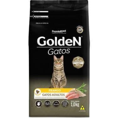 Imagem de Ração Seca Golden para gatos adultos sabor frango 1kg.