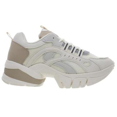 Imagem de Tênis Chunky Feminino Ramarim 2480231 Offwhite, 38, Offwhite