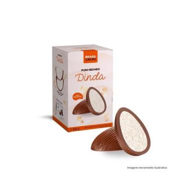 Imagem de Ovo de Páscoa Brasil Cacau Puro Recheio Dinda 195G