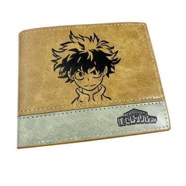 Imagem de Carteira, bolsa de moedas, couro, Bifold My Heros Academia Anime - Yiw