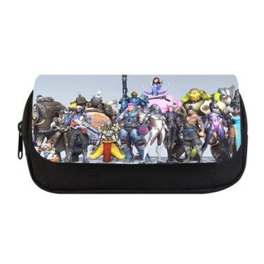 Imagem de Bolsa de lápis Overwatch OW Cartoon Anime de grande capacidade - Yiwei