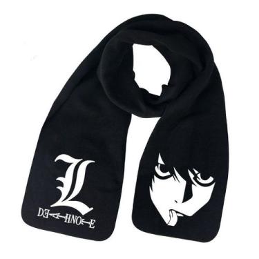 Imagem de Lenço Deaths Notes Anime Pashmina Winter Plush 160x25cm - yiweisai