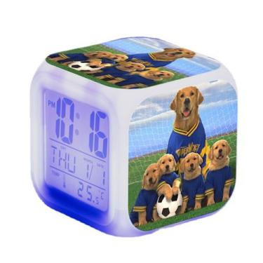 Imagem de Despertador digital LED Flying Dog Buddys Square 8x8x8cm - yiweisai