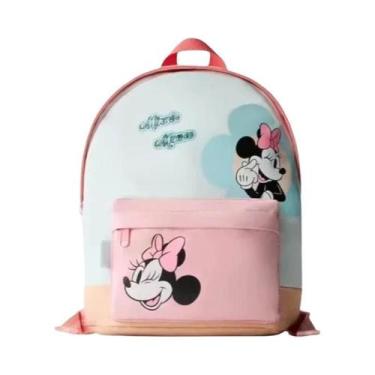 Imagem de Mochila Leve E Fofa Da Minnie Disney Para Meninas, Mochila Escolar De 