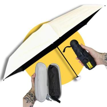 Imagem de Mini Guarda Chuva Portátil Bolsa Cápsula Anti Uv Sombrinha - ANJGG, Be