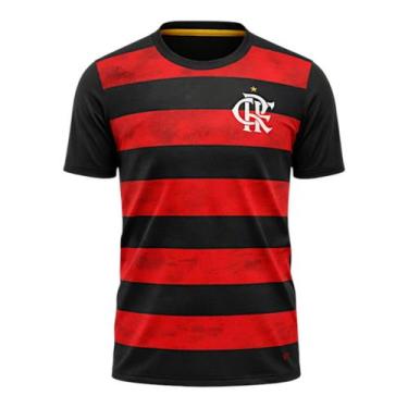 Imagem de Camiseta Flamengo Braziline Arbor Masculina, M, Preto