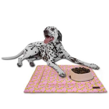 Imagem de Jogo lugar americano para pet cachorros e gatos Estilo Banana - Lilica