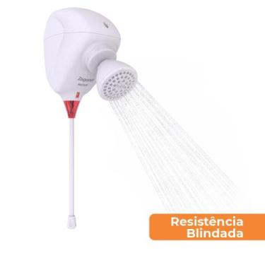 Imagem de Chuveiro Ducha Zagonel move eletrônica blindada 4000w branca 220v NAO 