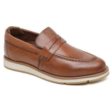 Imagem de Sapato Social Masculino Couro Leve Hassen Conforto Refinado-Masculino