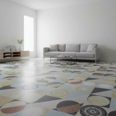 Imagem de Piso Vinilico Geometrica Rolo 2,00x30m Vinil PVC - Plast.co