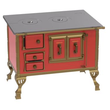 Imagem de Fogao a Lenha Venax n 2 Colonial Vermelho SD